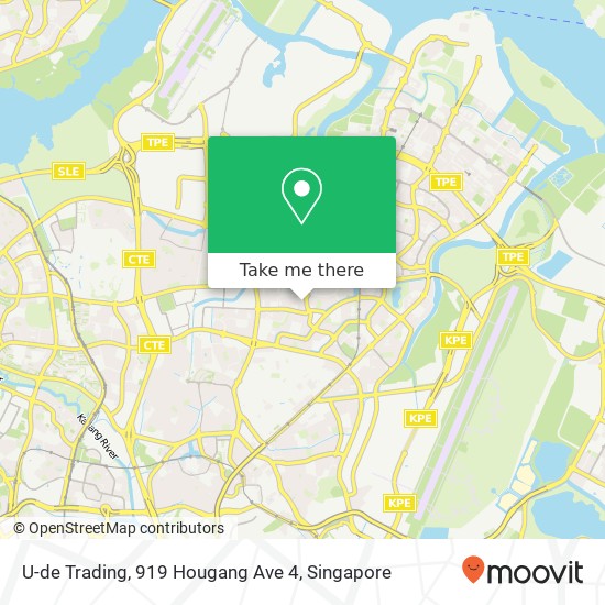 U-de Trading, 919 Hougang Ave 4 map