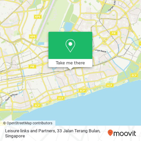 Leisure links and Partners, 33 Jalan Terang Bulan map