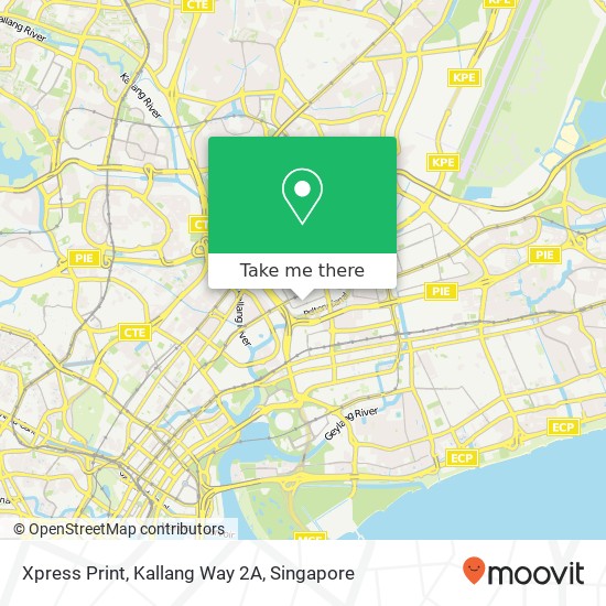 Xpress Print, Kallang Way 2A map