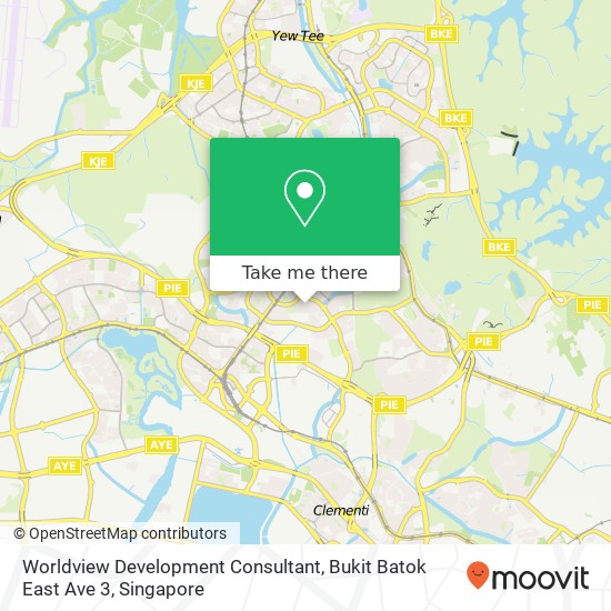 Worldview Development Consultant, Bukit Batok East Ave 3 map
