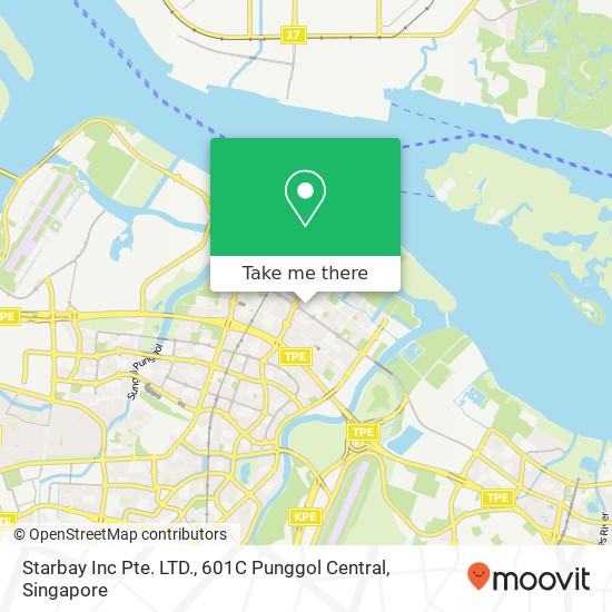 Starbay Inc Pte. LTD., 601C Punggol Central map