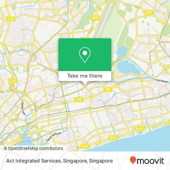 Act Integrated Services, Singapore map