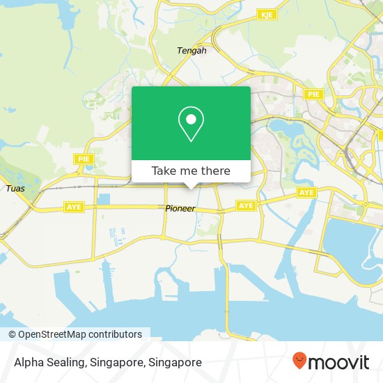 Alpha Sealing, Singapore map