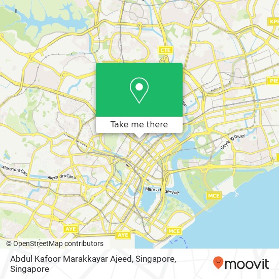 Abdul Kafoor Marakkayar Ajeed, Singapore地图