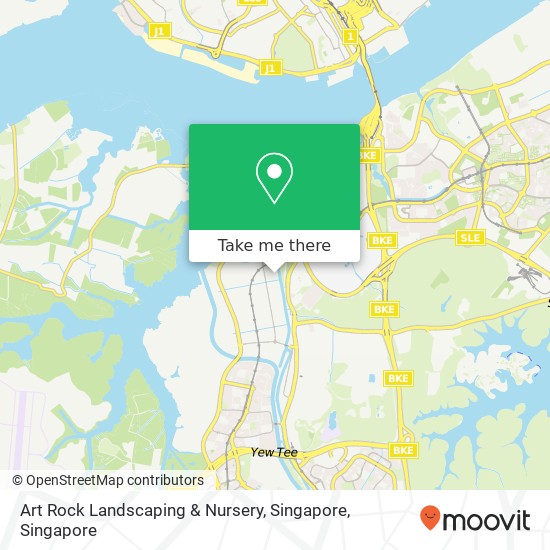 Art Rock Landscaping & Nursery, Singapore map