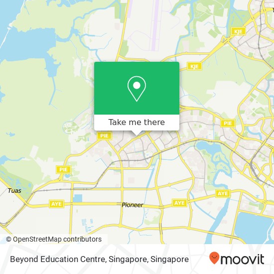 Beyond Education Centre, Singapore map