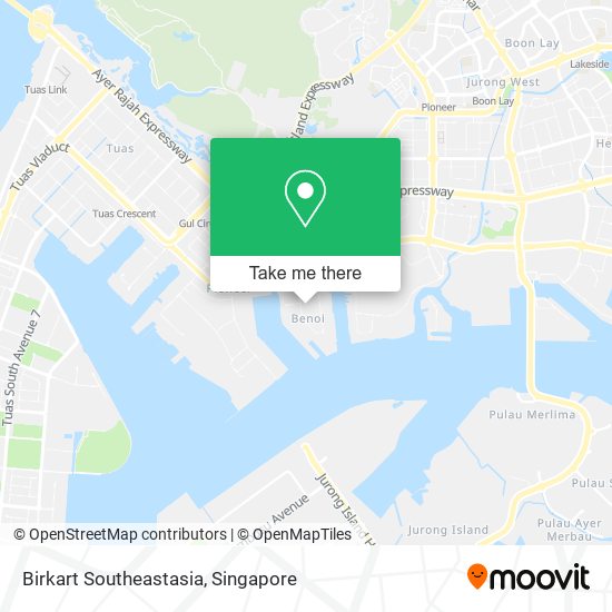 Birkart Southeastasia map