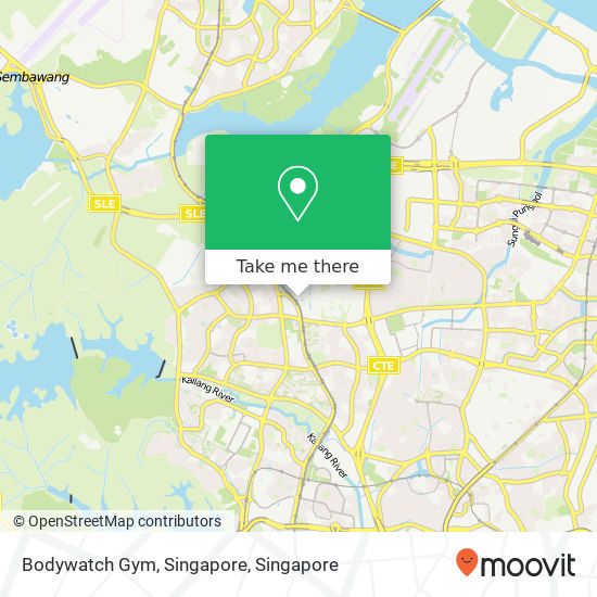 Bodywatch Gym, Singapore map