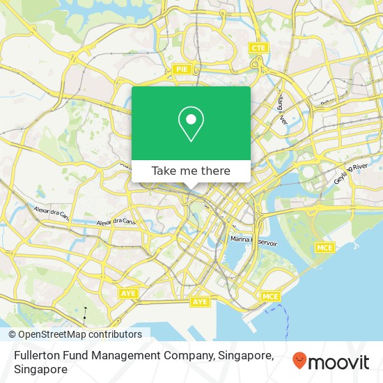 Fullerton Fund Management Company, Singapore map