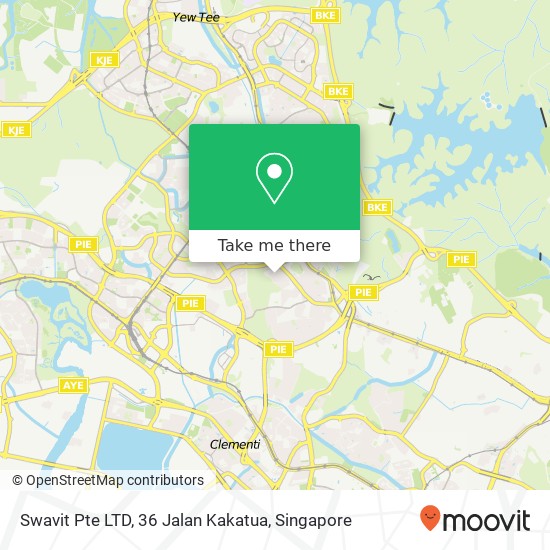 Swavit Pte LTD, 36 Jalan Kakatua地图