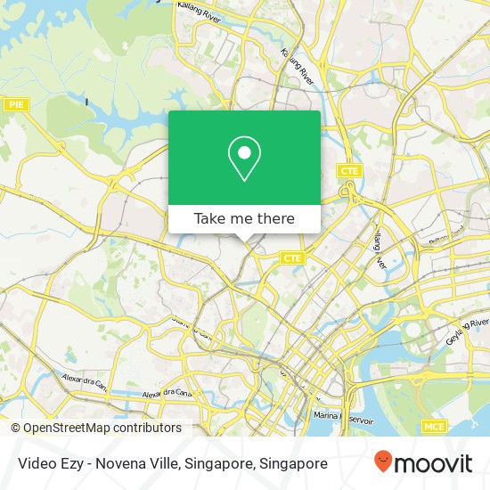 Video Ezy - Novena Ville, Singapore map