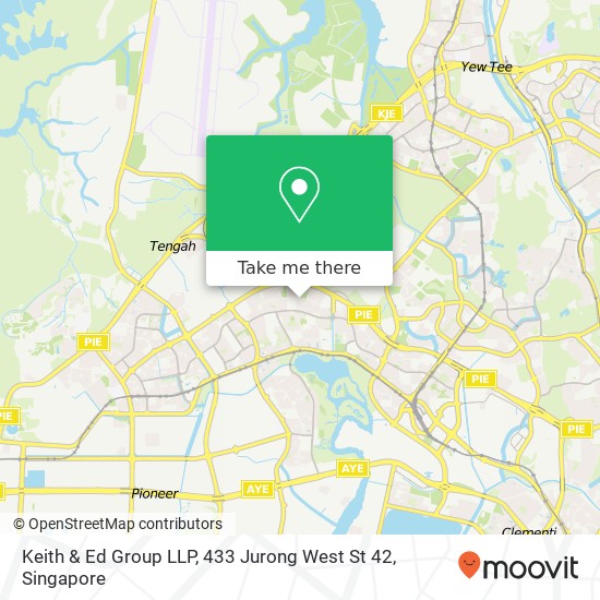 Keith & Ed Group LLP, 433 Jurong West St 42地图