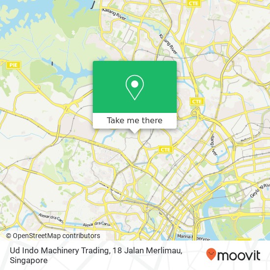 Ud Indo Machinery Trading, 18 Jalan Merlimau地图