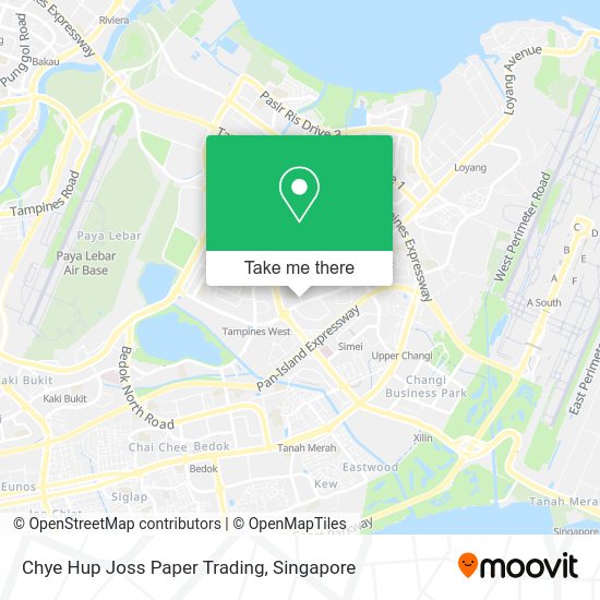Chye Hup Joss Paper Trading map