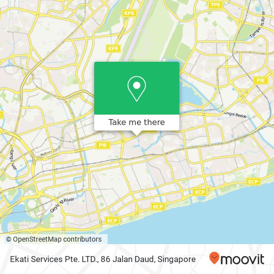 Ekati Services Pte. LTD., 86 Jalan Daud map