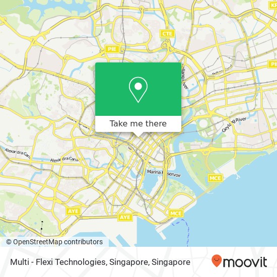 Multi - Flexi Technologies, Singapore map