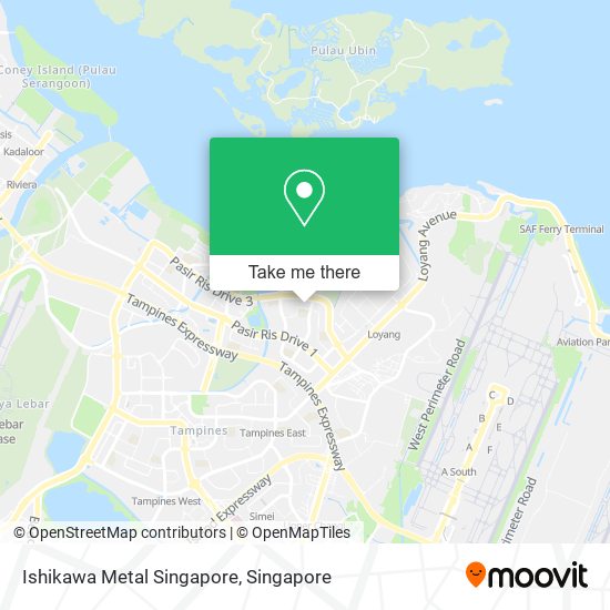 Ishikawa Metal Singapore map