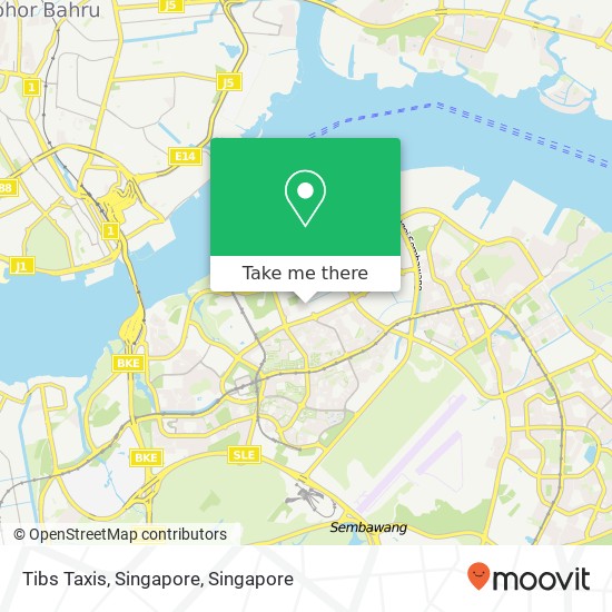 Tibs Taxis, Singapore地图