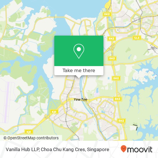 Vanilla Hub LLP, Choa Chu Kang Cres map