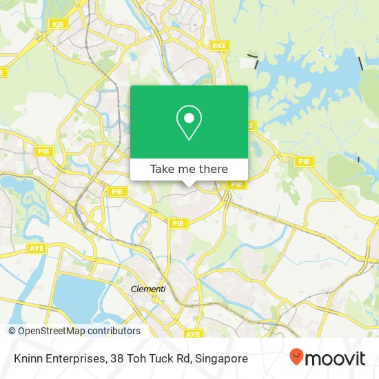 Kninn Enterprises, 38 Toh Tuck Rd地图
