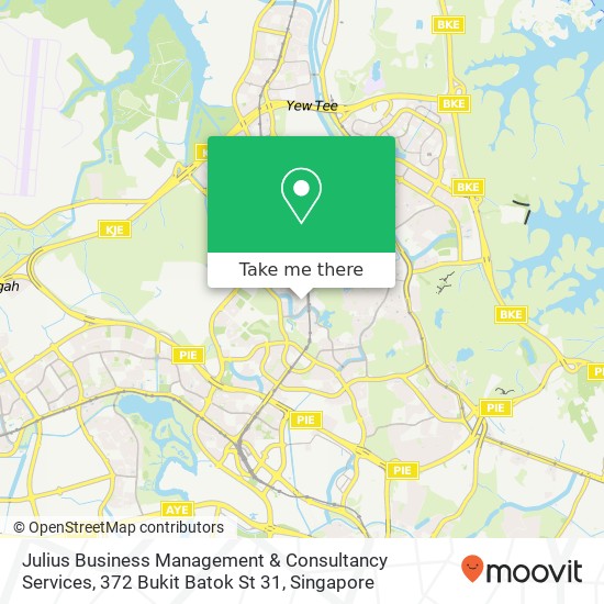 Julius Business Management & Consultancy Services, 372 Bukit Batok St 31地图