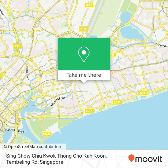 Sing Chow Chiu Kwok Thong Cho Kah Koon, Tembeling Rd map