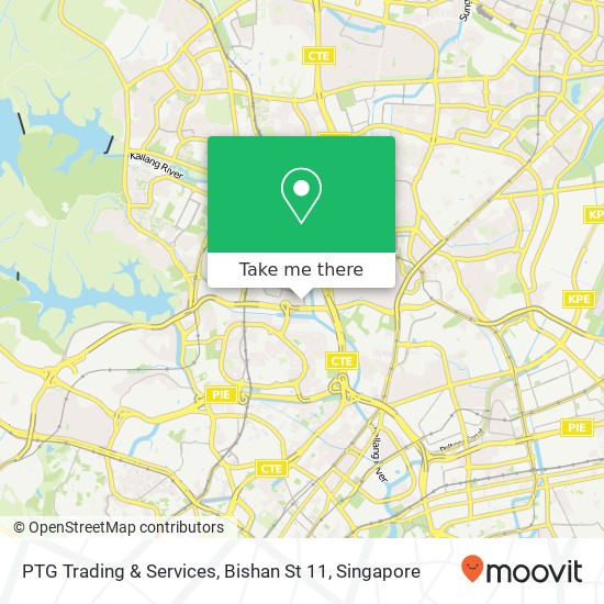 PTG Trading & Services, Bishan St 11地图