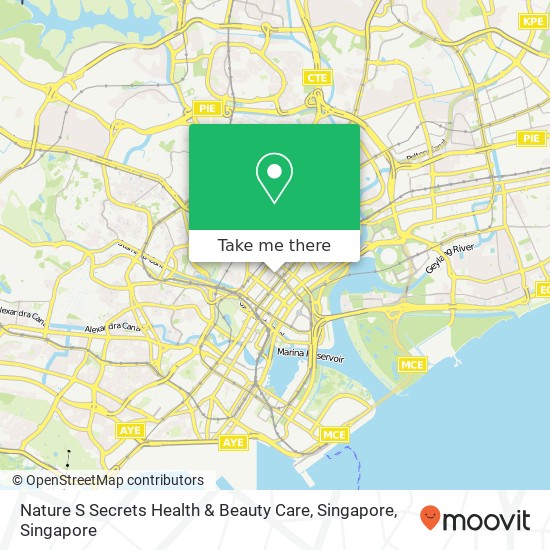 Nature S Secrets Health & Beauty Care, Singapore地图