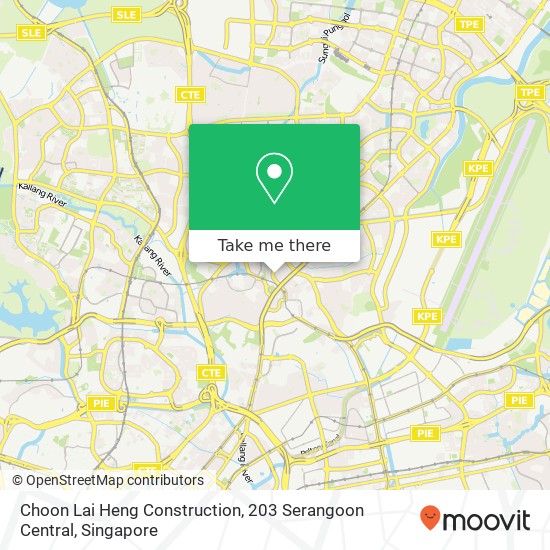 Choon Lai Heng Construction, 203 Serangoon Central地图