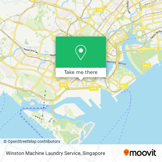 Winston Machine Laundry Service map