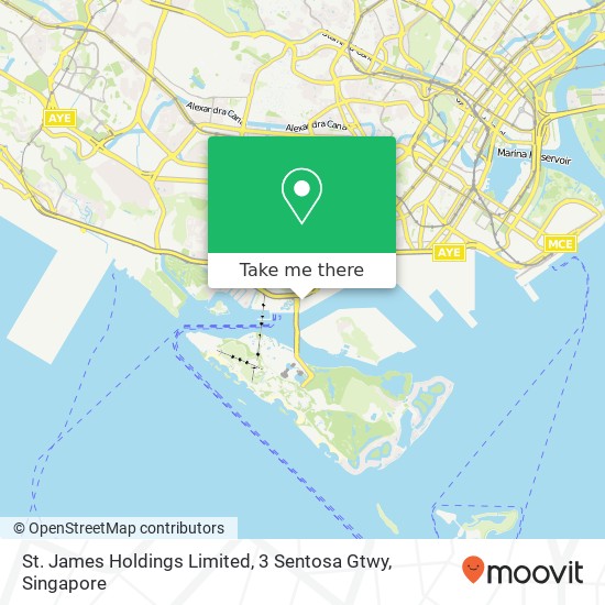 St. James Holdings Limited, 3 Sentosa Gtwy map