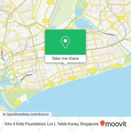 Kits 4 Kids Foundation, Lor L Telok Kurau地图