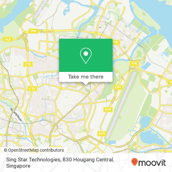 Sing Star Technologies, 830 Hougang Central地图