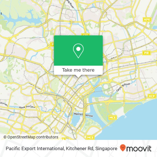 Pacific Export International, Kitchener Rd map