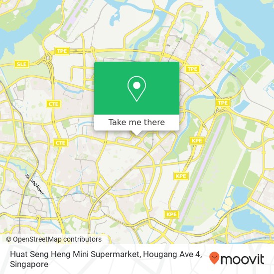 Huat Seng Heng Mini Supermarket, Hougang Ave 4 map
