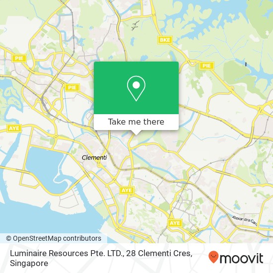 Luminaire Resources Pte. LTD., 28 Clementi Cres map