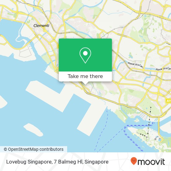 Lovebug Singapore, 7 Balmeg Hl map