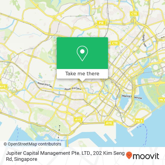 Jupiter Capital Management Pte. LTD., 202 Kim Seng Rd map