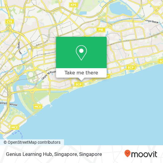 Genius Learning Hub, Singapore map
