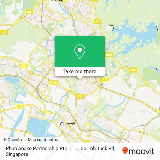 Phan Anake Partnership Pte. LTD., 66 Toh Tuck Rd map