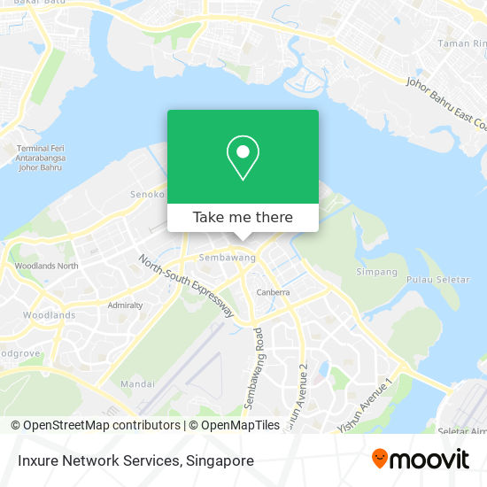 Inxure Network Services map