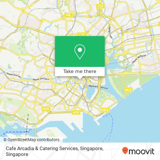 Cafe Arcadia & Catering Services, Singapore地图