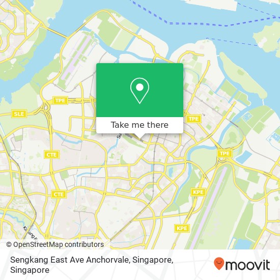 Sengkang East Ave Anchorvale, Singapore map