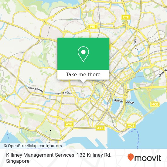 Killiney Management Services, 132 Killiney Rd map