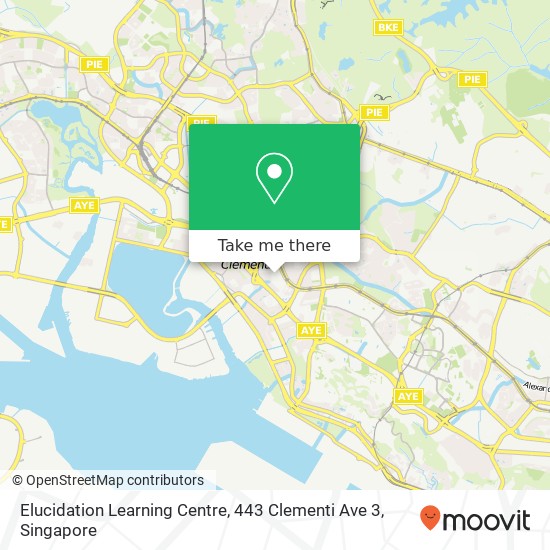 Elucidation Learning Centre, 443 Clementi Ave 3地图