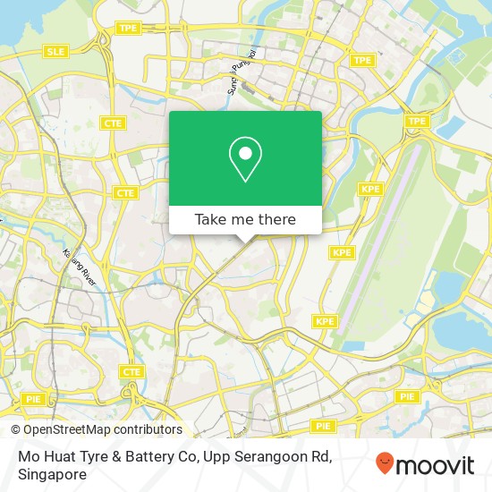Mo Huat Tyre & Battery Co, Upp Serangoon Rd map