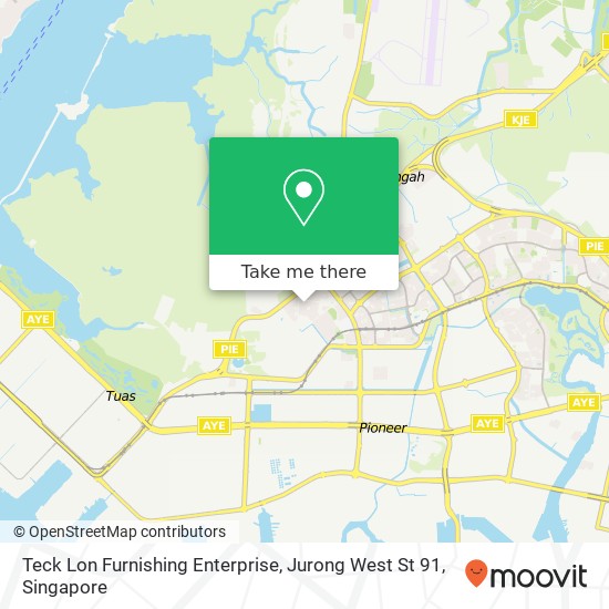 Teck Lon Furnishing Enterprise, Jurong West St 91 map