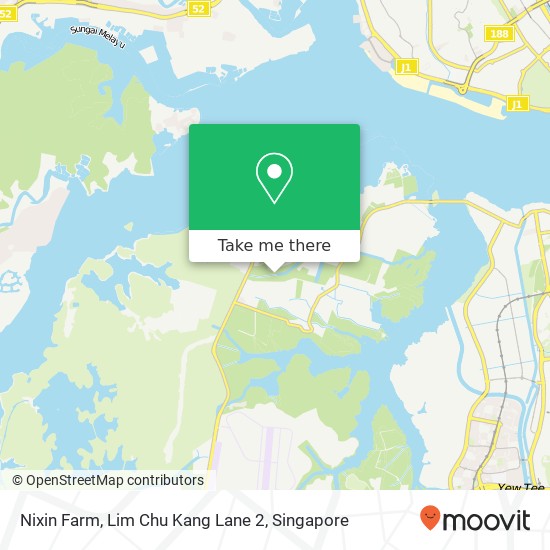 Nixin Farm, Lim Chu Kang Lane 2 map