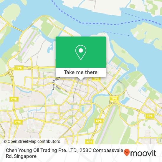 Chen Young Oil Trading Pte. LTD., 258C Compassvale Rd地图