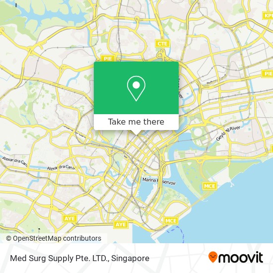 Med Surg Supply Pte. LTD. map